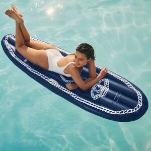 FREE PEOPLE Sunnylife Luxe Lie-On Float I Love Sun Inflatable Surfboard SEALED